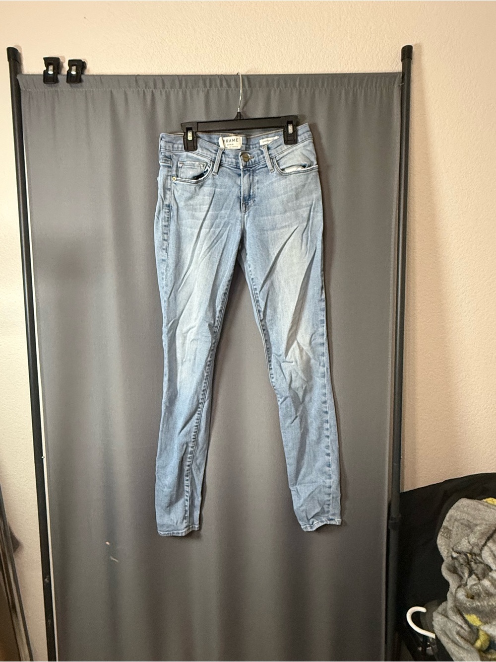 Frame Denim Light Blue Skinny Jeans